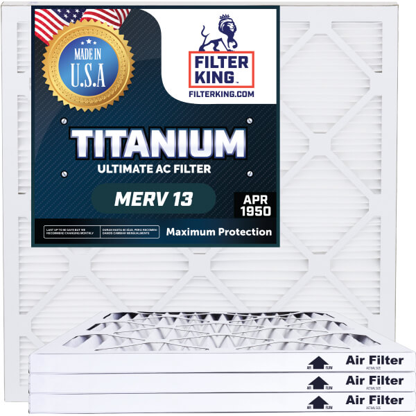 14x25x1 Filter Merv 13 Titanium