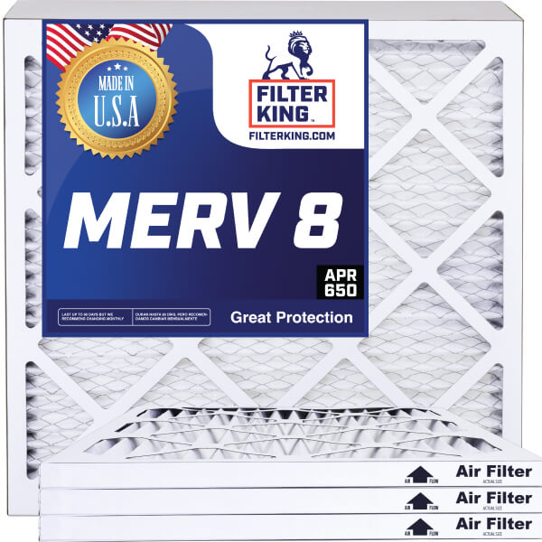12x22x1 Furnace/AC Filter MERV 13 Made in the USA by American Filter Company 2 Packs 