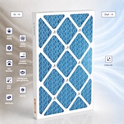 19x20x1 MERV 13 filtration