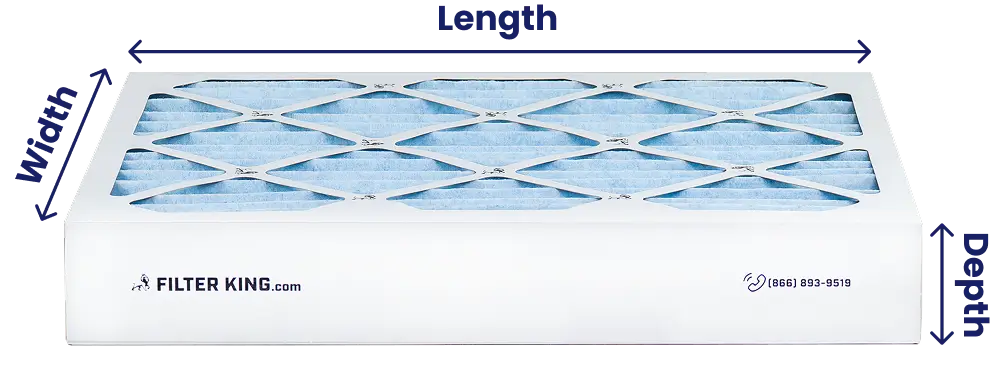 measuring air filter size