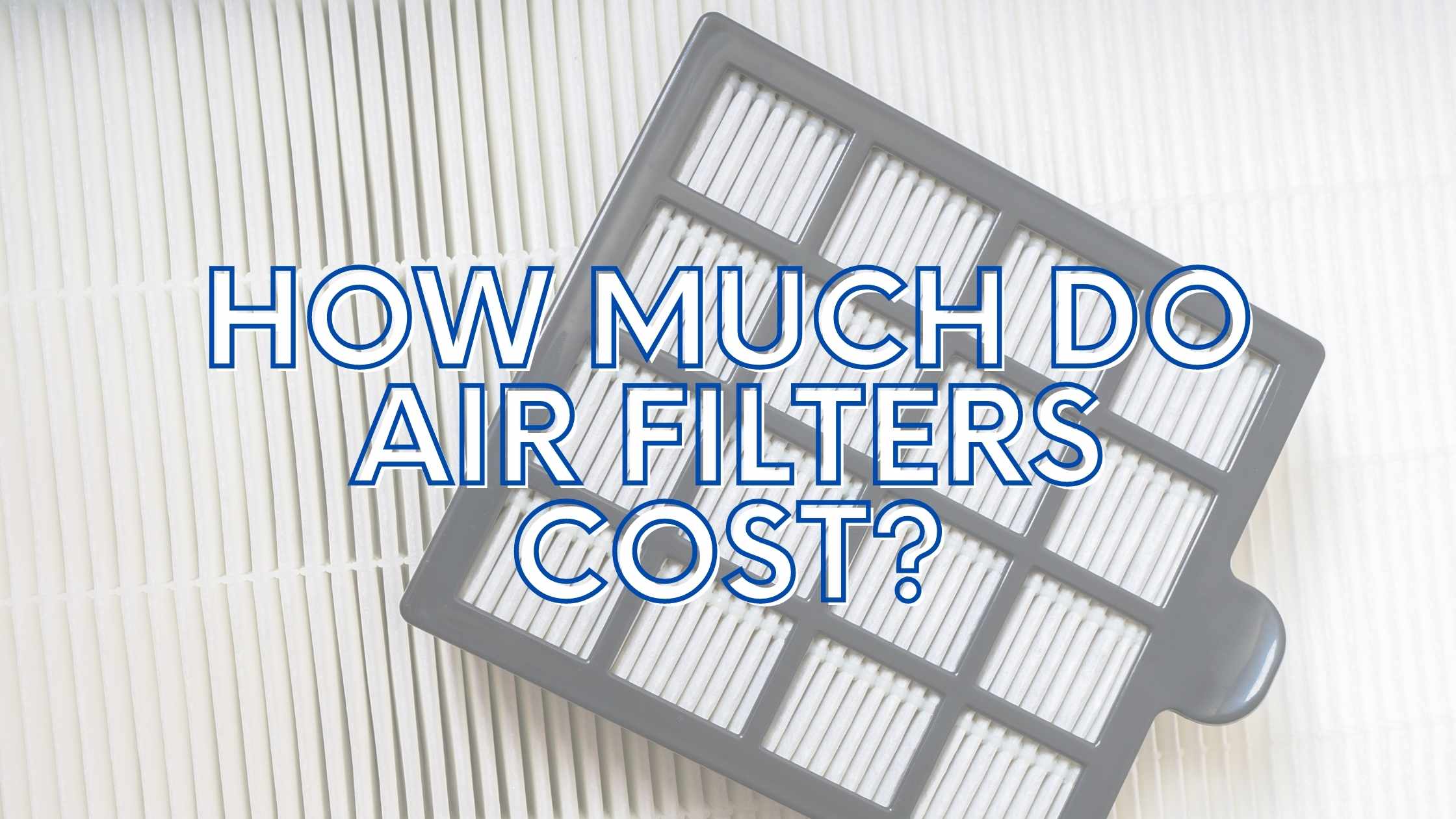 how much do air filters cost